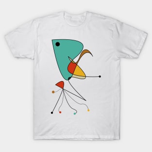 Mid Century Modern Abstract Artwork T-Shirt